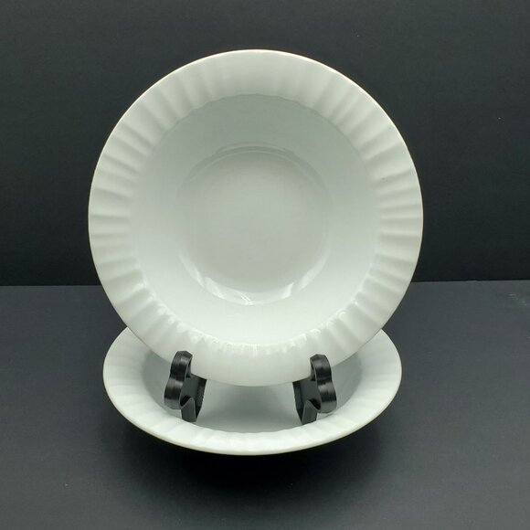 Corningware French White Rim Soup Bowls Corning Tableware Casual China Bowls - Picture 2 of 8